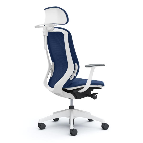 オカムラ シルフィーチェア エクストラハイバック 可動ヘッドレスト クッション (プレーン) デザインアーム 樹脂成型脚 C64HXW-FSG4