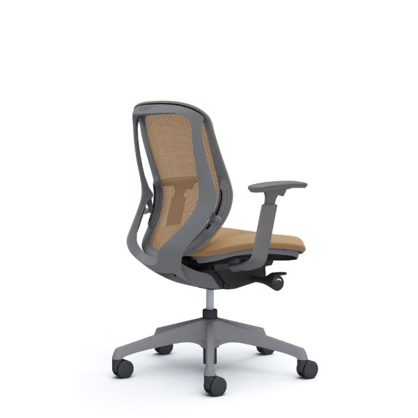 オカムラ シルフィーチェア ローバック メッシュ アジャストアーム 樹脂成型脚 C681XA-FMP7