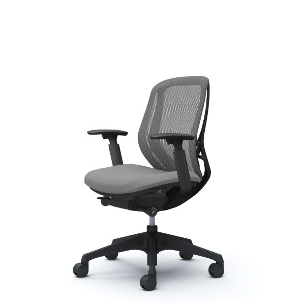 オカムラ シルフィーチェア ローバック メッシュ アジャストアーム 樹脂成型脚 C681XR-FMR3