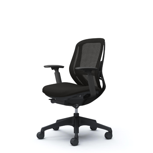 オカムラ シルフィーチェア ローバック メッシュ アジャストアーム 樹脂成型脚 C681XS-FMP1