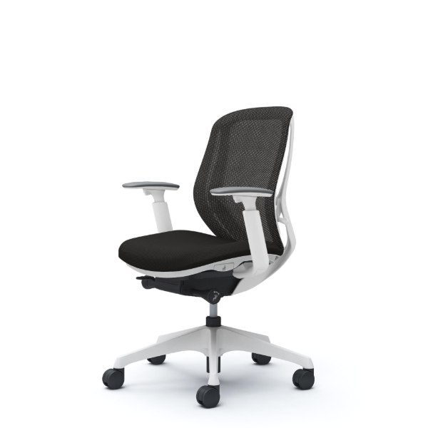 オカムラ シルフィーチェア ローバック メッシュ アジャストアーム 樹脂成型脚 C681XW-FMP1