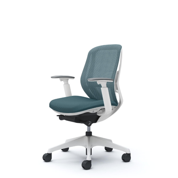 オカムラ シルフィーチェア ローバック メッシュ アジャストアーム 樹脂成型脚 C681XZ-FM7A