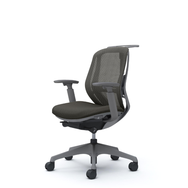 オカムラ シルフィーチェア ローバック メッシュ アジャストアーム 樹脂成型脚 C682XE-FM4A