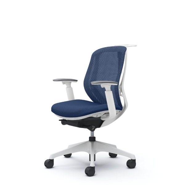 オカムラ シルフィーチェア ローバック メッシュ アジャストアーム 樹脂成型脚 C682XW-FM3A