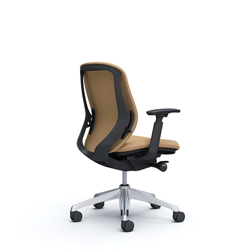 オカムラ シルフィーチェア ローバック クッションタイプ (プレーン) アジャストアーム ポリッシュ脚 C683BR-FS/C683BW-FS