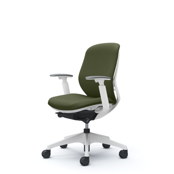 オカムラ シルフィーチェア ローバック クッション (プレーン) アジャストアーム 樹脂成型脚 C683XW-FSJ9