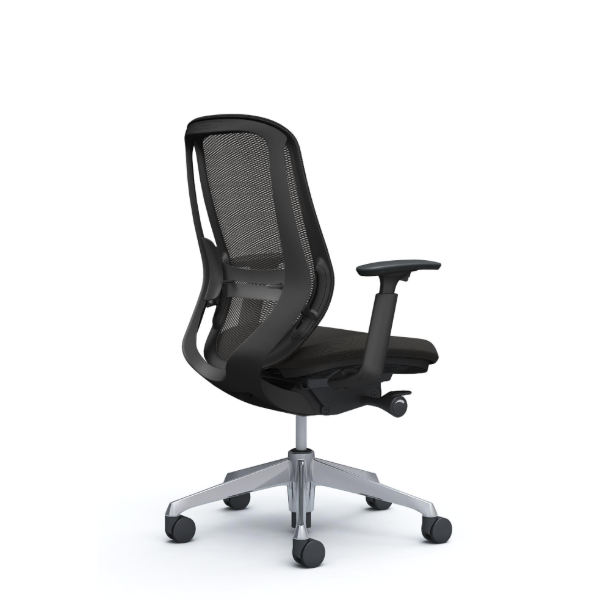 オカムラ シルフィーチェア ハイバック メッシュ アジャストアーム ポリッシュ脚 C685BS-FMP1