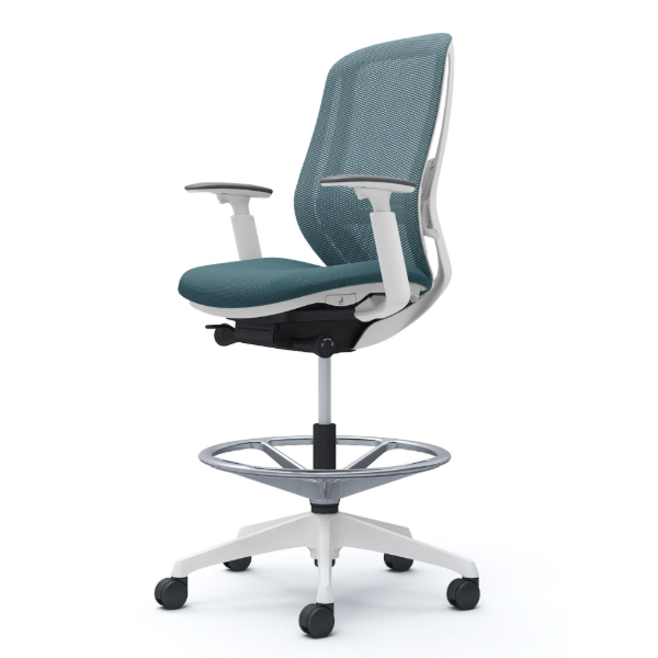 オカムラ シルフィーチェア ハイチェア ハイバック メッシュ アジャストアーム ランバーサポート 樹脂脚 C685JZ-FM7A