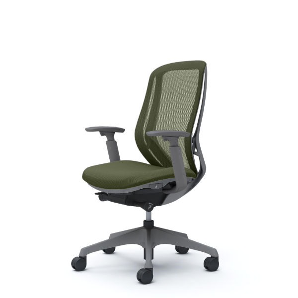 オカムラ シルフィーチェア ハイバック メッシュ アジャストアーム 樹脂成型脚 C685XA-FM9A