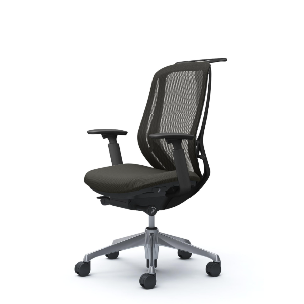 オカムラ シルフィーチェア ハイバック メッシュ アジャストアーム ポリッシュ脚 C686BR-FM4A