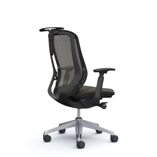 オカムラ シルフィーチェア ハイバック メッシュ アジャストアーム ポリッシュ脚 C686BR-FM4A