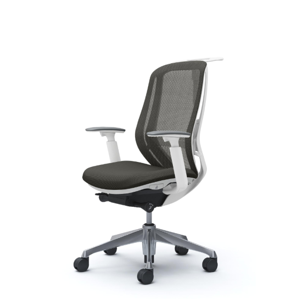 オカムラ シルフィーチェア ハイバック メッシュ アジャストアーム ポリッシュ脚 C686BZ-FM4A