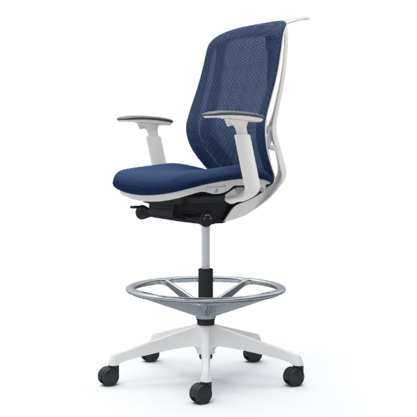 オカムラ シルフィーチェア ハイチェア ハイバック メッシュ アジャストアーム ハンガー 樹脂脚 C686JW-FM3A