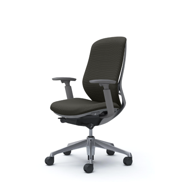 オカムラ シルフィーチェア ハイバック  クッション (プレーン) アジャストアーム ポリッシュ脚 C687BA-FSJ4