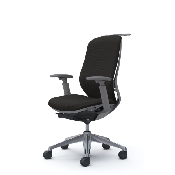 オカムラ シルフィーチェア ハイバック  クッション (プレーン) アジャストアーム ポリッシュ脚 C688BA-FSF1