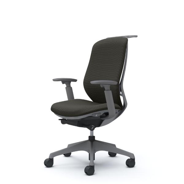 オカムラ シルフィーチェア ハイバック  クッション (プレーン) アジャストアーム 樹脂成型脚 C688XA-FSJ4