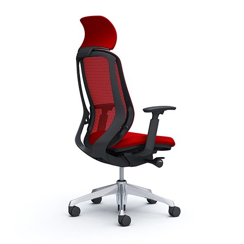 オカムラ シルフィーチェア エクストラハイバック メッシュタイプ アジャストアーム ポリッシュ脚 C68ABR-FM/C68ABW-FM