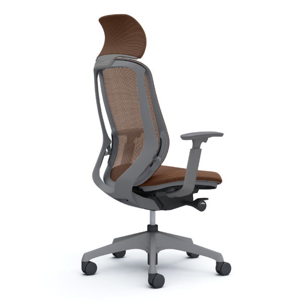 オカムラ シルフィーチェア エクストラハイバック 固定ヘッドレスト メッシュ アジャストアーム 樹脂成型脚 C68AXA-FM0A