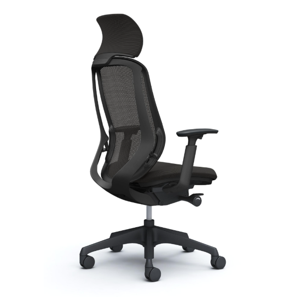 オカムラ シルフィーチェア エクストラハイバック 固定ヘッドレスト メッシュ アジャストアーム 樹脂成型脚 C68AXR-FMP1