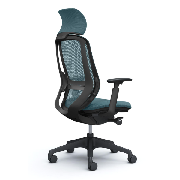 オカムラ シルフィーチェア エクストラハイバック 固定ヘッドレスト メッシュ アジャストアーム 樹脂成型脚 C68AXS-FM7A