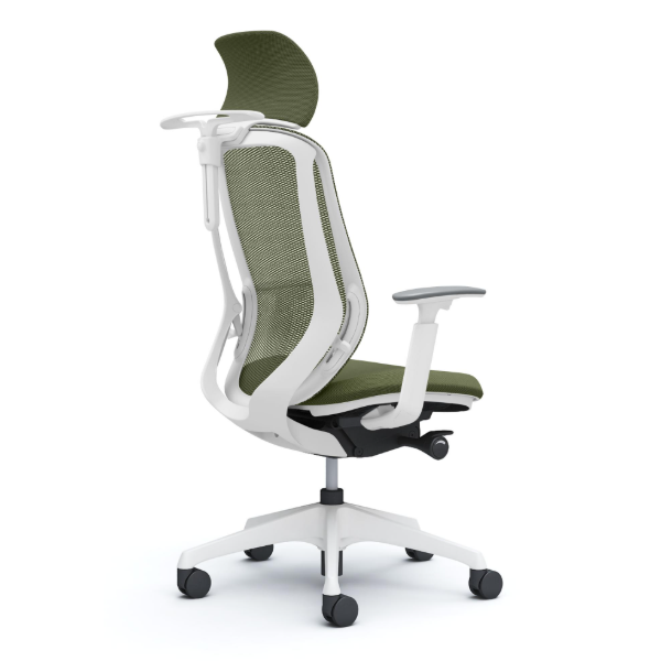 オカムラ シルフィーチェア エクストラハイバック 固定ヘッドレスト メッシュ アジャストアーム 樹脂成型脚 C68BXW-FM9A