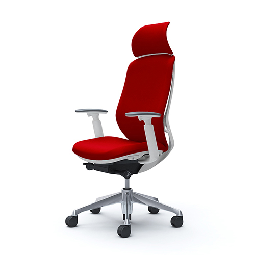 シルフィーチェア エクストラハイバック  クッション アジャストアーム ポリッシュ脚 C68CBR-FS/C68CBW-FS