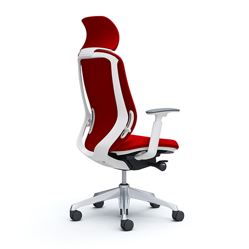 シルフィーチェア エクストラハイバック  クッション アジャストアーム ポリッシュ脚 C68CBR-FS/C68CBW-FS