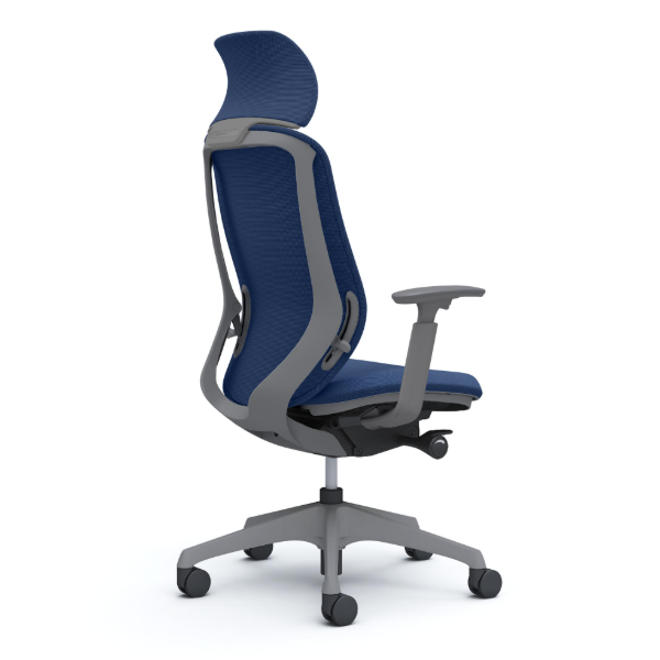 オカムラ シルフィーチェア エクストラハイバック 固定ヘッドレスト クッション (プレーン) アジャストアーム 樹脂成型脚 C68CXA-FSG4