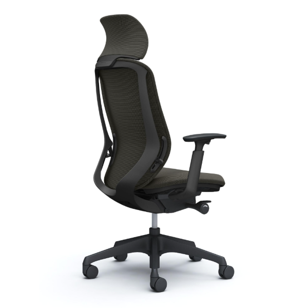 オカムラ シルフィーチェア エクストラハイバック 固定ヘッドレスト クッション (プレーン) アジャストアーム 樹脂成型脚 C68CXR-FSJ4