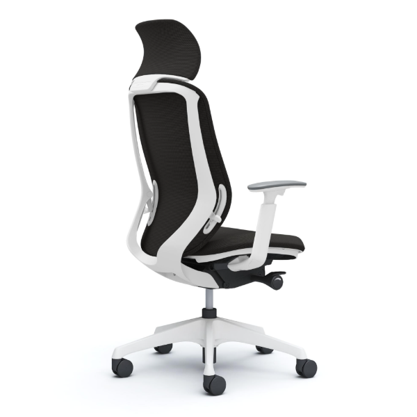 オカムラ シルフィーチェア エクストラハイバック 固定ヘッドレスト クッション (プレーン) アジャストアーム 樹脂成型脚 C68CXW-FSF1