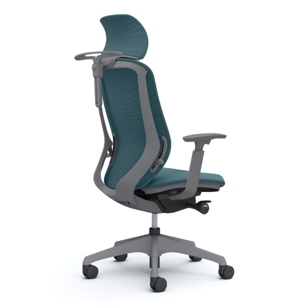 オカムラ シルフィーチェア エクストラハイバック 固定ヘッドレスト クッション (プレーン) アジャストアーム 樹脂成型脚 C68DXA-FSJ7