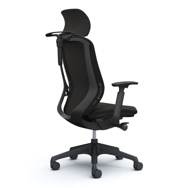 オカムラ シルフィーチェア エクストラハイバック 固定ヘッドレスト クッション (プレーン) アジャストアーム 樹脂成型脚 C68DXR-FSF1