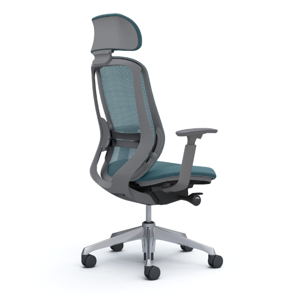 オカムラ シルフィーチェア エクストラハイバック 可動ヘッドレスト メッシュ アジャストアーム ポリッシュ脚 C68EBE-FM7A