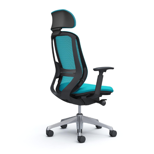 オカムラ シルフィー エクストラハイバック 可動ヘッドレスト メッシュ アジャスト肘 ランバー付 ポリッシュ脚 C68EBS-FM/C68EBZ-FM