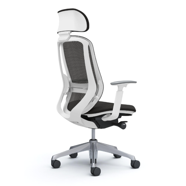 オカムラ シルフィーチェア エクストラハイバック 可動ヘッドレスト メッシュ アジャストアーム ポリッシュ脚 C68EBZ-FMP1