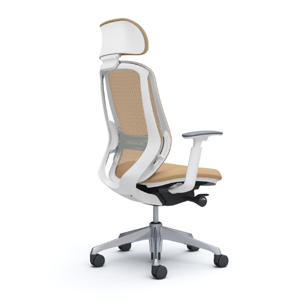 オカムラ シルフィー エクストラハイバック 可動ヘッドレスト メッシュ アジャスト肘 ランバー付 ポリッシュ脚 C68EBS-FM/C68EBZ-FM