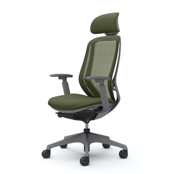 オカムラ シルフィーチェア エクストラハイバック 可動ヘッドレスト メッシュ アジャストアーム 樹脂成型脚 C68EXA-FM9A