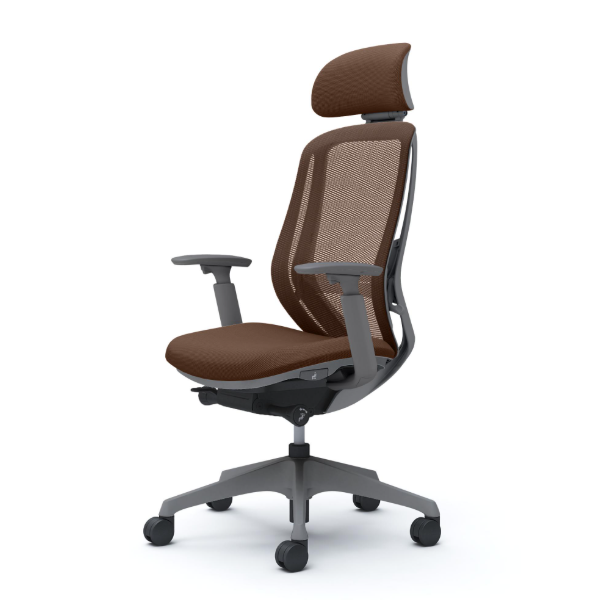 オカムラ シルフィーチェア エクストラハイバック 可動ヘッドレスト メッシュ アジャストアーム 樹脂成型脚 C68EXE-FM0A