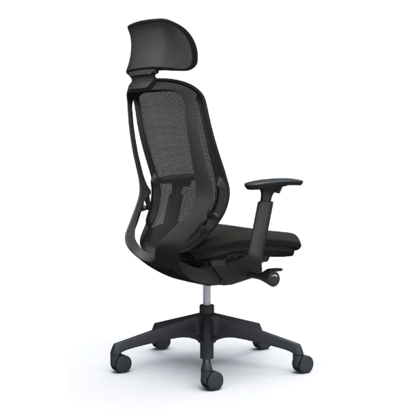 オカムラ シルフィーチェア エクストラハイバック 可動ヘッドレスト メッシュ アジャストアーム 樹脂成型脚 C68EXR-FMP1