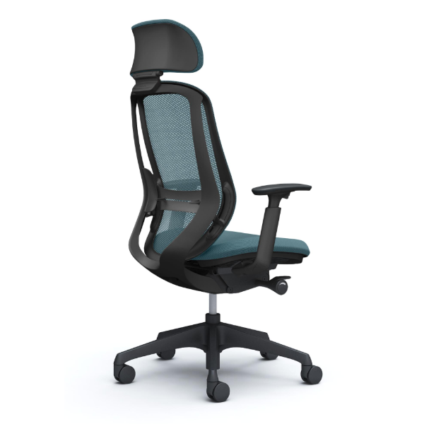 オカムラ シルフィーチェア エクストラハイバック 可動ヘッドレスト メッシュ アジャストアーム 樹脂成型脚 C68EXS-FM7A