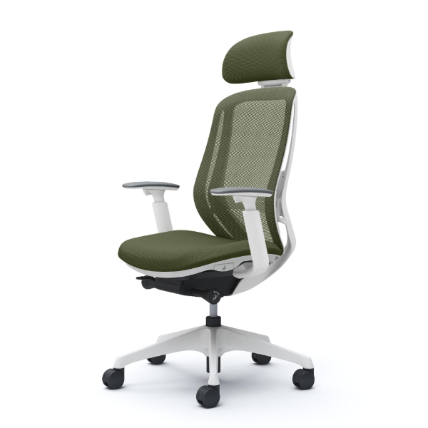 オカムラ シルフィーチェア エクストラハイバック 可動ヘッドレスト メッシュ アジャストアーム 樹脂成型脚 C68EXZ-FM9A