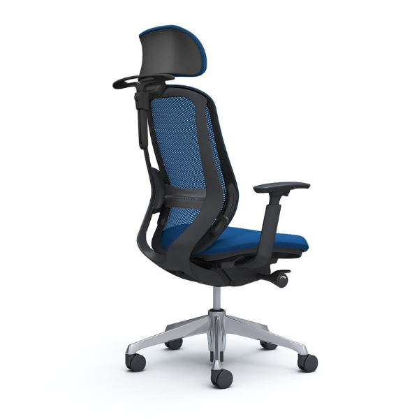 オカムラ シルフィー エクストラハイバック メッシュ アジャスト肘 ハンガー.ランバー付 ポリッシュ脚C68FBS-FM/C68FBZ-FM