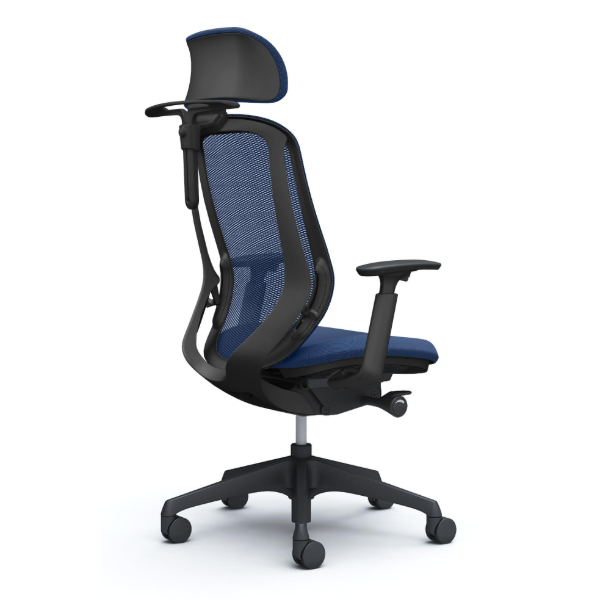 オカムラ シルフィーチェア エクストラハイバック 可動ヘッドレスト メッシュ アジャストアーム 樹脂成型脚 C68FXR-FM3A