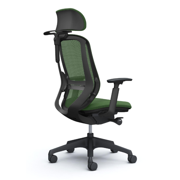 オカムラ シルフィーチェア エクストラハイバック 可動ヘッドレスト メッシュ アジャストアーム 樹脂成型脚 C68FXS-FMR5