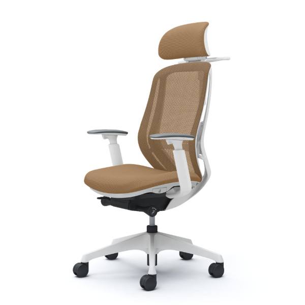 オカムラ シルフィーチェア エクストラハイバック 可動ヘッドレスト メッシュ アジャストアーム 樹脂成型脚 C68FXZ-FMP7