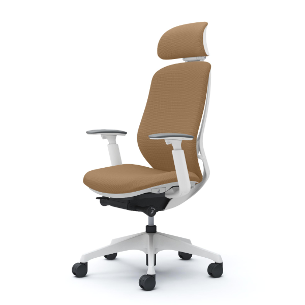 オカムラ シルフィーチェア エクストラハイバック 可動ヘッドレスト クッション (プレーン) アジャストアーム 樹脂成型脚 C68GXW-FSF7