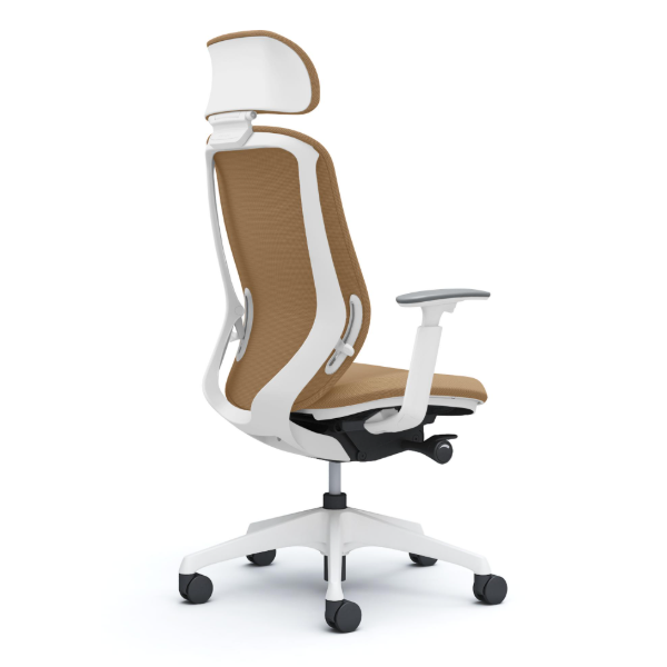 オカムラ シルフィーチェア エクストラハイバック 可動ヘッドレスト クッション (プレーン) アジャストアーム 樹脂成型脚 C68GXW-FSF7