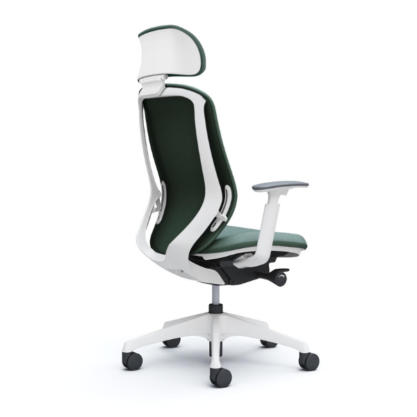 オカムラ シルフィー エクストラハイバック 可動ヘッドレスト クッション インターロック布 アジャストアーム C68GXR-FX/ C68GXW-FX
