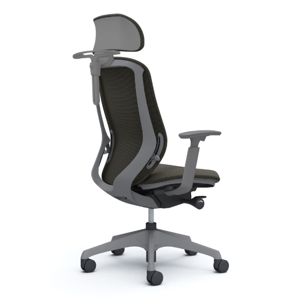 オカムラ シルフィーチェア エクストラハイバック 可動ヘッドレスト クッション (プレーン) アジャストアーム 樹脂成型脚 C68HXA-FSJ4