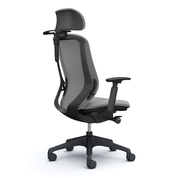 オカムラ シルフィーチェア エクストラハイバック 可動ヘッドレスト クッション (プレーン) アジャストアーム 樹脂成型脚 C68HXR-FSG3